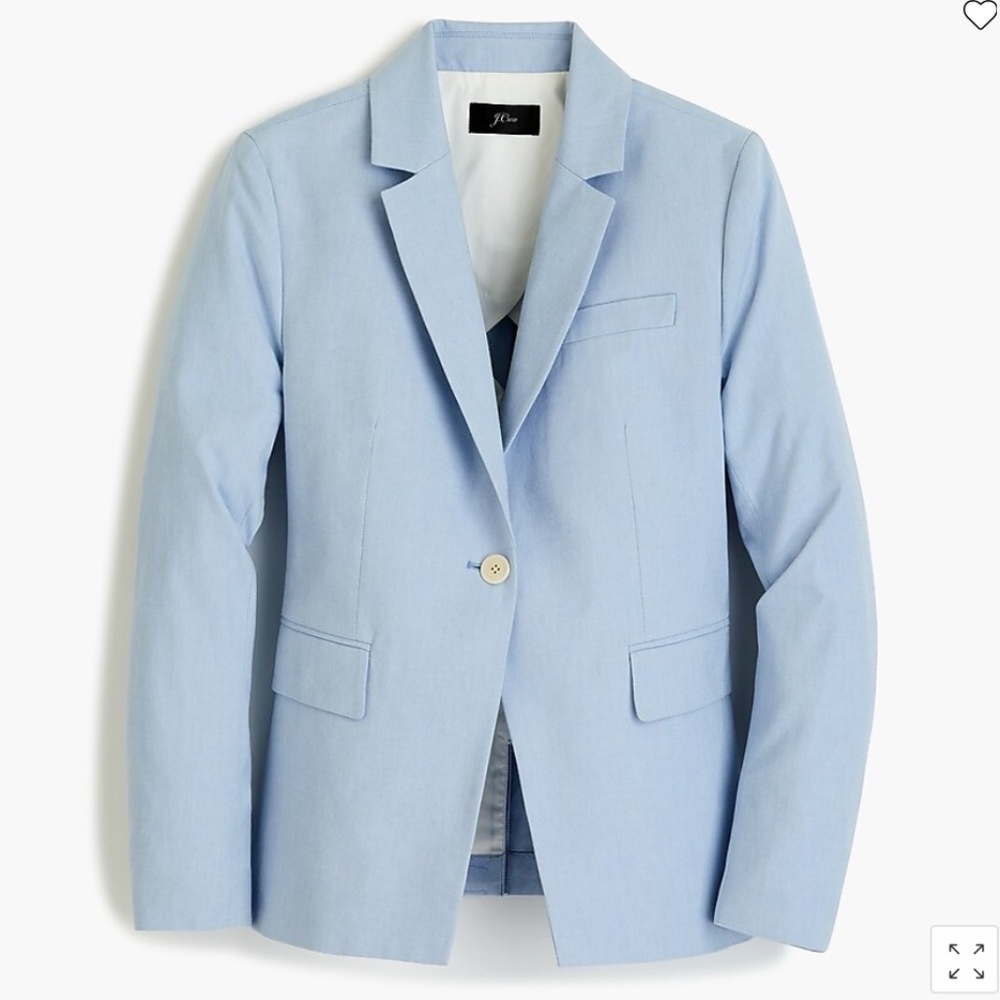 J.Crew Slim single-button blazer in Italian cotton - Size 8